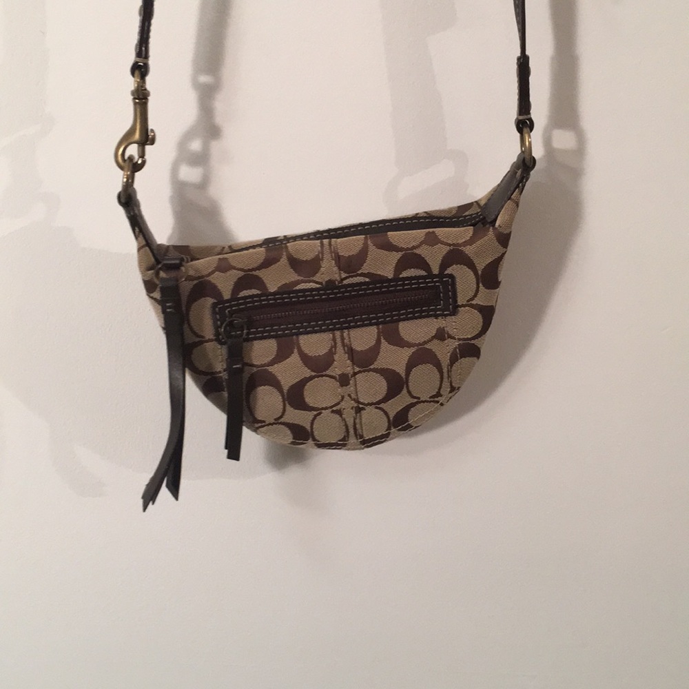 Authentic coach mini satchel